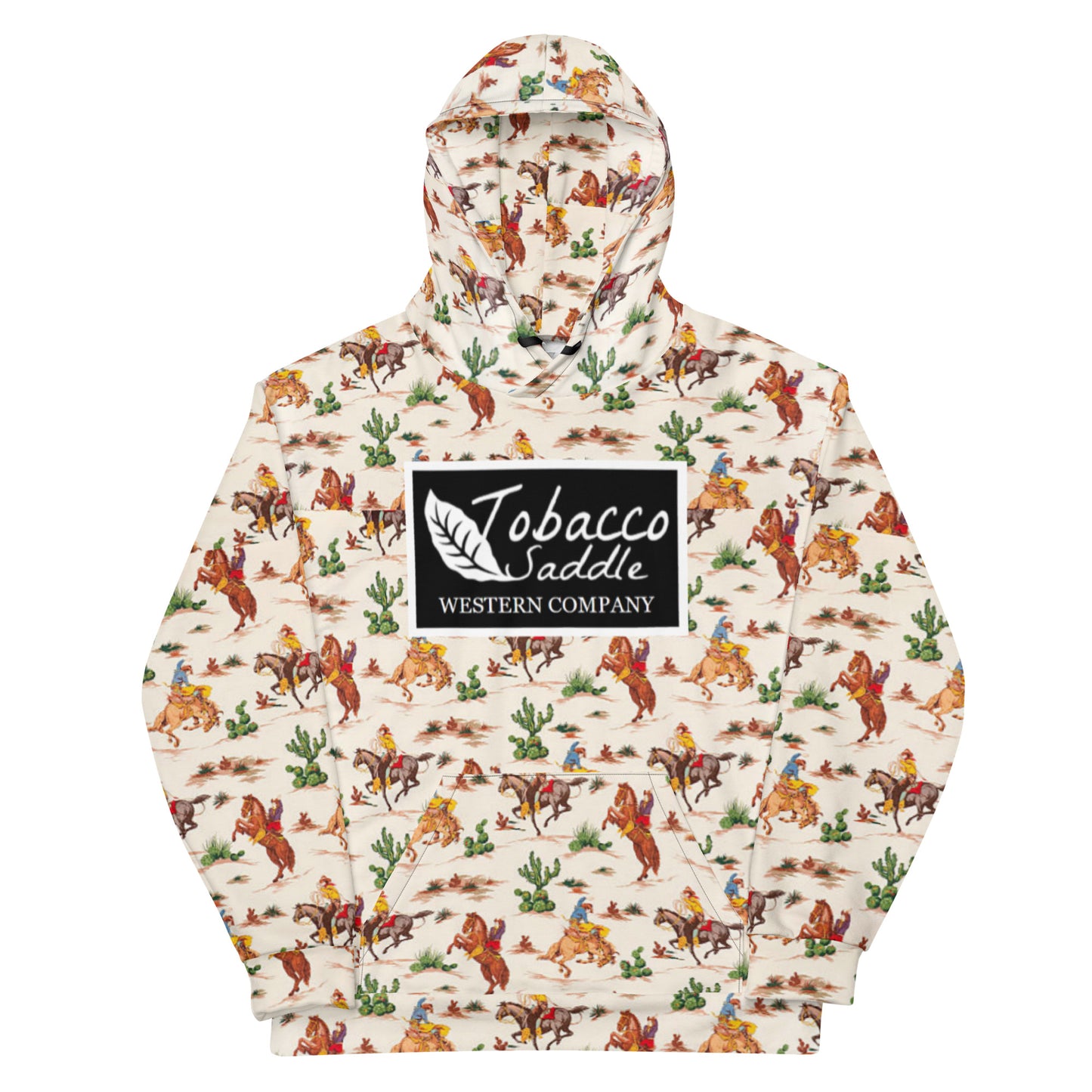 TS Cowboy Print Hoodie